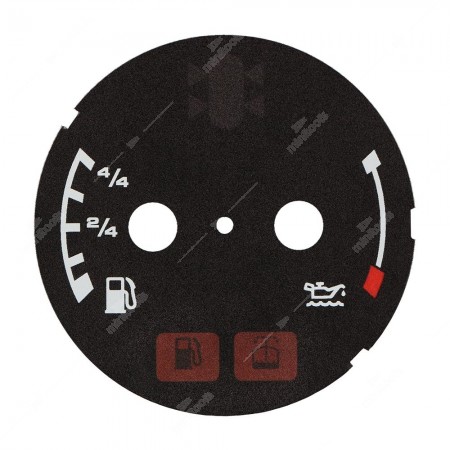 Porsche 911 964 and 993 fuel and oil level dial disc - warning lights off