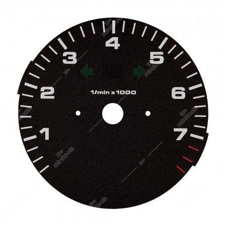 Porsche 911 964 RS 3.8 tachometer dial disc - warning lights off