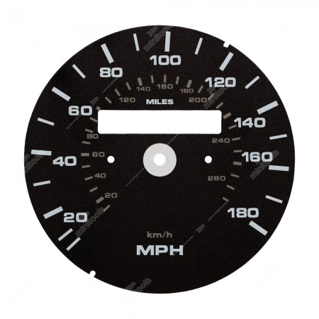 Porsche 911 964 993 kmh to mph conversion speedometer dial 