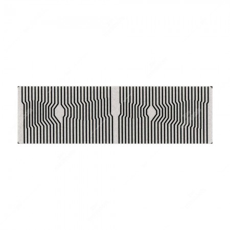 Replacement flat cable for Blaupunkt RD 126 and RDM 126 classic / vintage car stereo LCD display