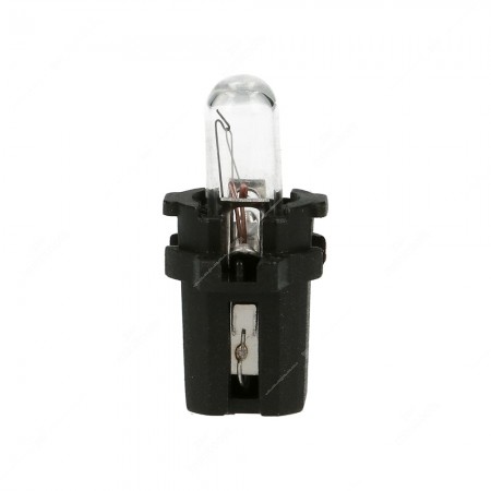 Instrument cluster bulb B8.3d BAX10s 12V with black socket 