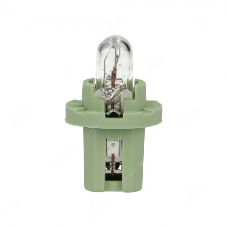 Instrument cluster bulb BX8.5d 12V with light green socket 