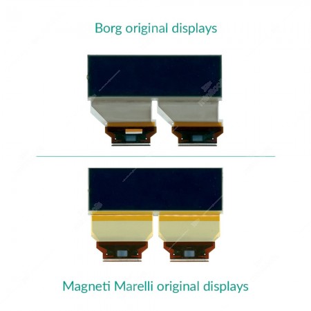 Orange backlight LCD display for Borg and Magneti Marelli multifunction modules