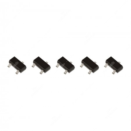 ON 2N7002LT1G Mosfet Semiconductors - Package: SOT23 - 5 pcs pack