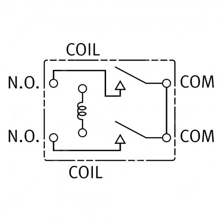 ACTL3CR3V relay for automotive, technical schema