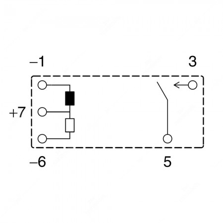 Panasonic relay ADW1212HTW, technical schema