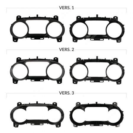 Jeep Compass M6 / MP instrument cluster lens versions comparison