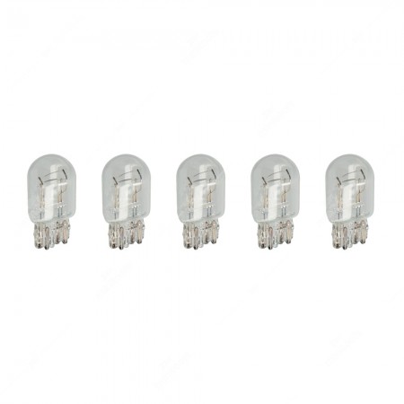 Pack of light bulbs W3x16q 12V 21/5W T20 for cars