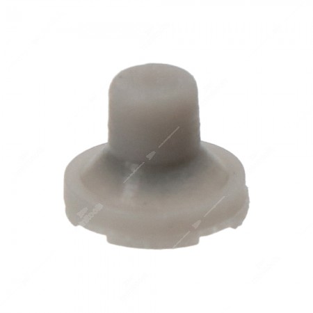 Round button in silicone rubber with pill in conductive rubber