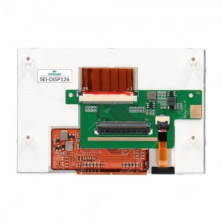 Colour display for repairing Ford, Focus, C-Max, Grand C-Max, Kuga, Tourneo, Transit, Connect, Custom from 2010 to 2019 dashboards rear view