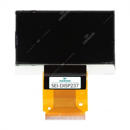 Central LCD screen for Mercedes CLK W208, E-Class W210 and G-Class W463 speedometers - front side
