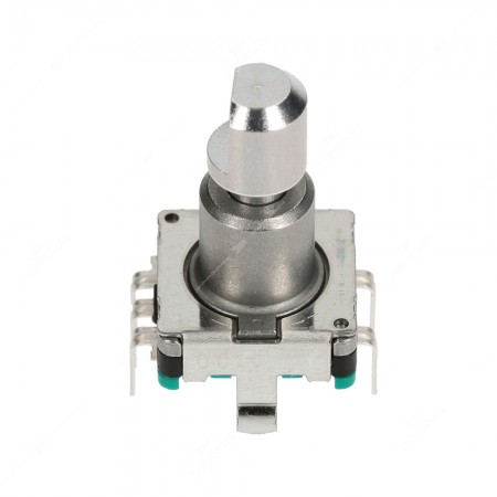 Incremental rotary encoder, 15 ppr, with push momentary switch, for Chevrolet, Dacia, Holden, Lada, Opel, Renault and Vauxhall car stereos knobs