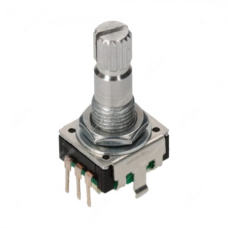 Replacement rotary encoder, 24 ppr, without push button, 24 detents - 20 mm shaft