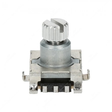 Incremental encoder for electronics. without push momentary switch. 15 ppr. 30 detents