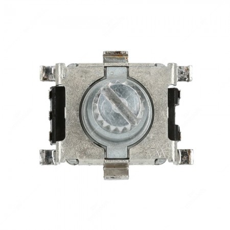 15 ppr incremental rotary encoder, without push switch. 30 detents 15x18x14h mm