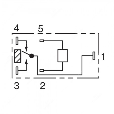 G8N-1H DC12 /  G8N-1H 12VDC Omron relay - Schema