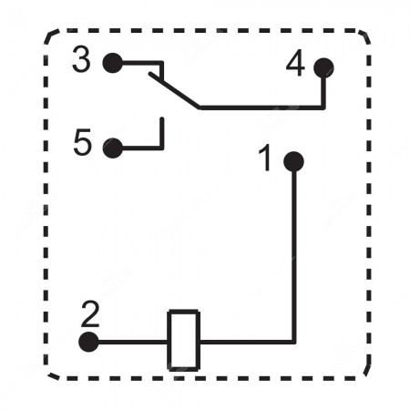Hongfa relay HFKC 012-ZST, technical schema