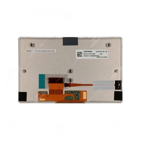 LAM0703560C 7" TFT LCD display, back side