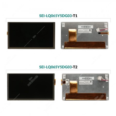 Sharp LQ065Y5DG03 6,5" TFT screen with touchscreen digitizer