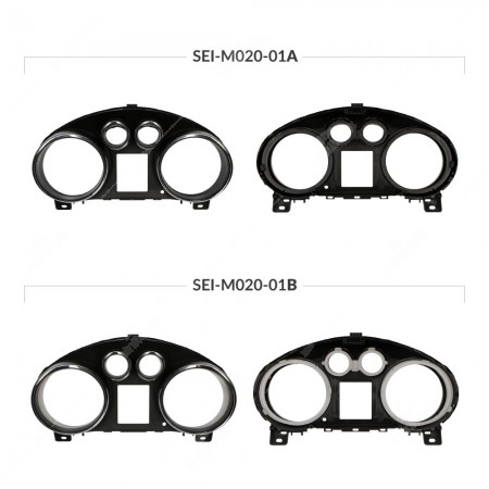 Buick, Chevrolet, Holden, Opel e Vauxhall speedometer lens versions comparison