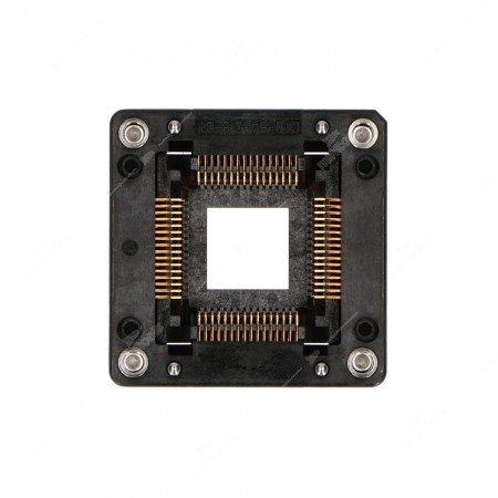 64 pin QFP64 socket, with a pin pitch of 0,80mm