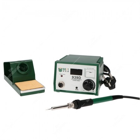 939D soldering station with soldering iron with needle conical tip