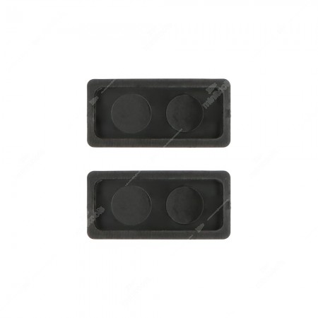 Side plastic caps for shell / case / housing / enclosure for OBD-II automotive connectors plugs