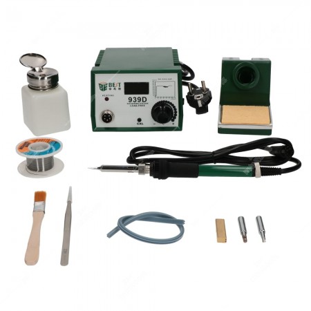 939D soldering iron + soldering accessories kit