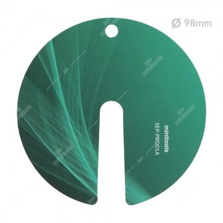 Large protective disc for instrument panel gauge faces