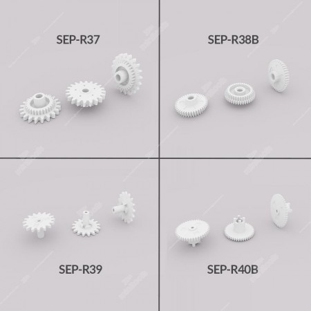 0 Kit ingranaggi: SEP-R37+SEP-R38+SEP-R39+SEP-R40
