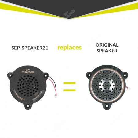 Comparison between SEP-SPEAKER21 and original speaker