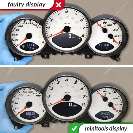 Porsche 997 and 987 speedometer display repair