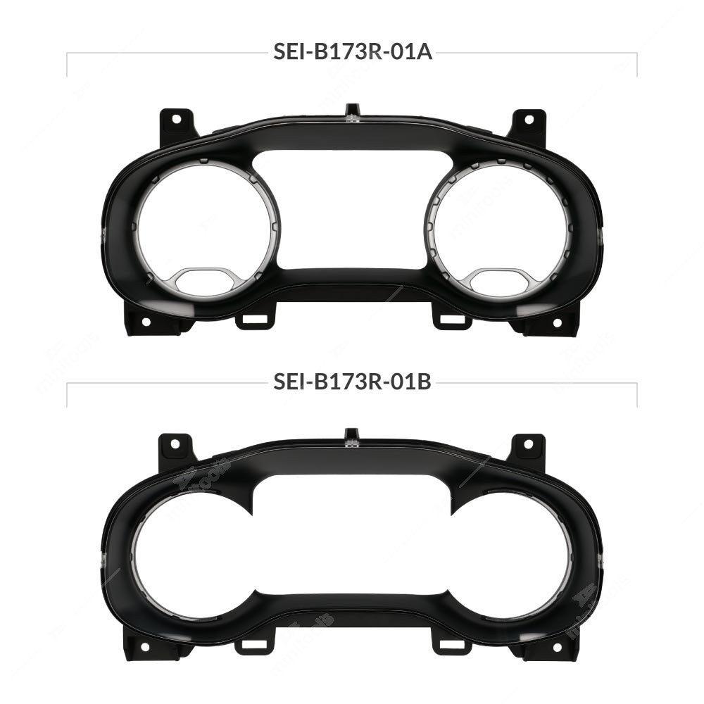Front bezel for Jeep Renegade instrument panels