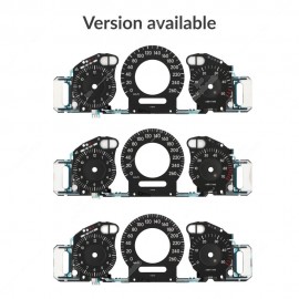 EL panel with gauge face (black - km/h) for Mercedes CLK W209, CLS C219 and E-Class W211 instrument clusters