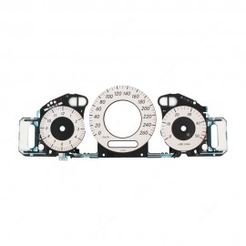 EL panel with gauge face (white- km/h) for Mercedes CLK W209, CLS C219 and E-Class W211 instrument clusters