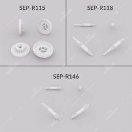 Set of gears for New Holland and Case IH hour-meters repair