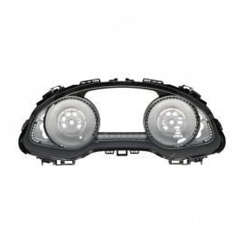 Front lens for Audi A6 C8 and A7 4K instrument clusters