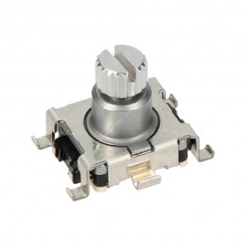 15 ppr, 30 detents, 9,5mm shaft incremental rotary encoder with push switch