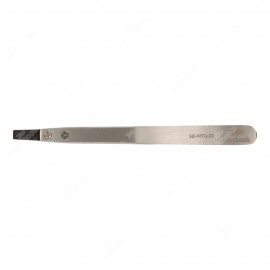 ESD tweezers with flat plastic tip (117x10x6mm)