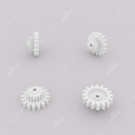 Gear (16 external - 17 internal teeth) for Mercedes W126, C107 and R107 instrument clusters