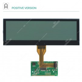 LCD display for Borg and Johnson Controls on-board computers for Citroën, Fiat, Lancia, Peugeot and Toyota (Positive Version)