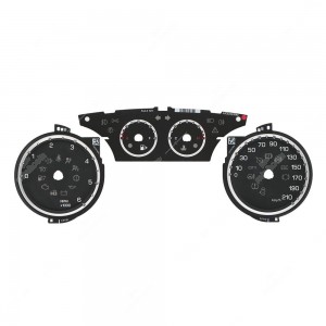 Version 1 - Set of gauge faces for Lancia Ypsilon 846 instrument panels (pre-facelift models) - diesel versions