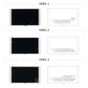 Available versions comparison of Citroën Berlingo 2, Dispatch 2, Jumpy 2, Fiat Scudo 2, Peugeot Expert Mk2, Partner Mk2 dashboards