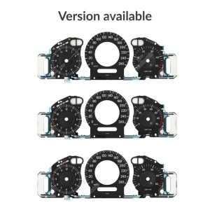 EL panel with gauge face (black - km/h) for Mercedes CLK W209, CLS C219 and E-Class W211 instrument clusters - versions available