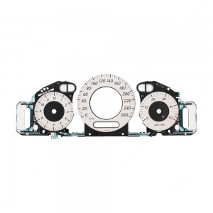 EL panel with gauge face (white- km/h) for Mercedes CLK W209, CLS C219 and E-Class W211 speedometer