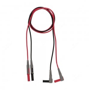 Pair of cables for multimeters - 1.1m length - CAT III 1000V 10A