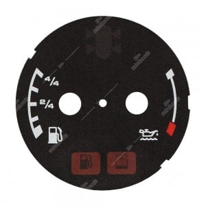 Porsche 911 964 and 993 fuel and oil level dial disc - warning lights off