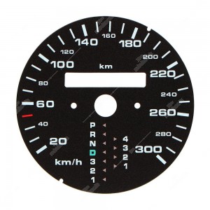 Porsche 911 964 Carrera 2 and 993 Carrera 2, Carrera 2 S and Targa speedometer dial disc