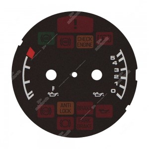 Porsche 911 993 oil pressure and temperature dial disc (SUA version) - warning lights off