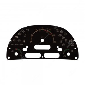 McCormick and Landini crawler tractors dahboards dial - warning lights off